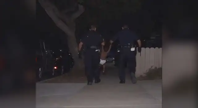 Un infante se escapó y fue paseado por la policía para dar con su casa