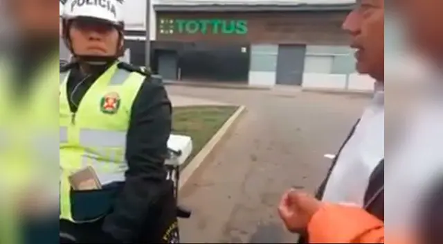 Policía se negó a intervenir autos y se marchó en moto lineal de la PNP