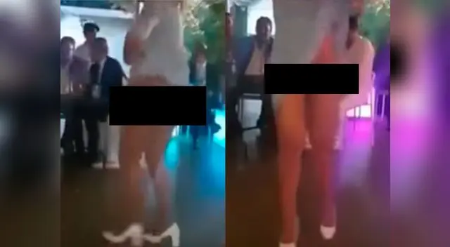 Lo mostró todo en su frenético baile Lo mostró todo en su frenético baile