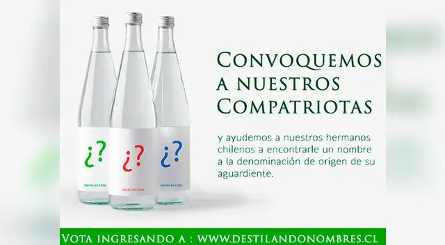 Peruanos en busca de nombre para el aguardiente chileno