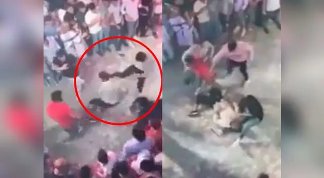 El escalofriante momento en que la víctima recibe la brutal agresión