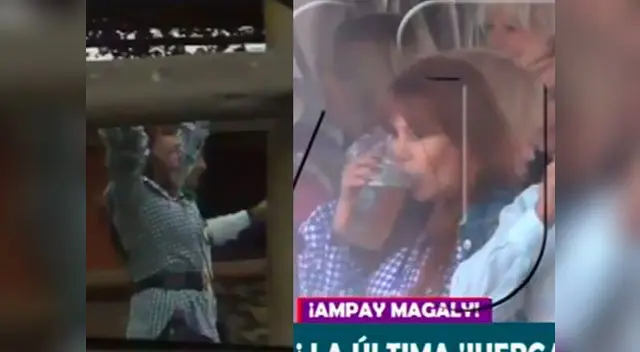 Magaly Medina tuvo tremenda juerga con su notario