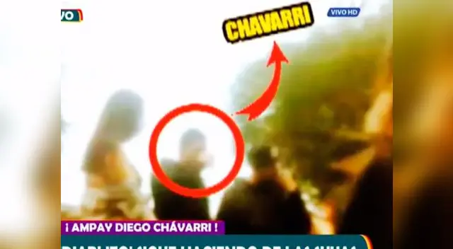 Diego Chávarri fue captado en los exteriores de una discoteca en Barranco