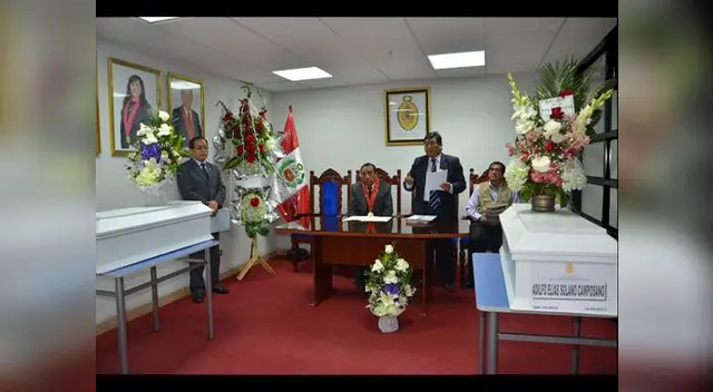 Ministerio Público entregó restos óseos a sus familiares que fueron víctimas del terrorismo Ministerio Público entregó restos óseos a sus familiares que fueron víctimas del terrorismo