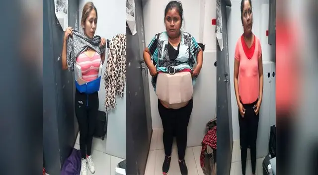 Las mujeres trasladaban la droga mediante la modalidad de "momia"