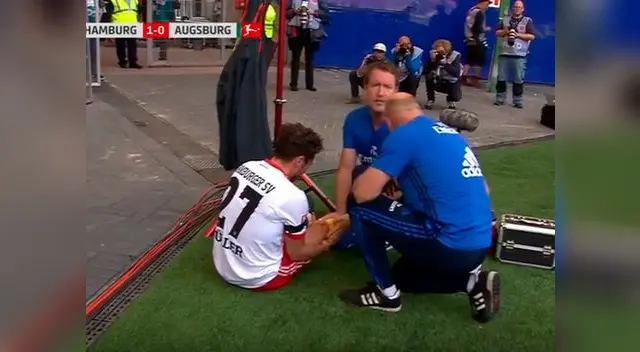 El delantero alemán se pasó de 'salado' 