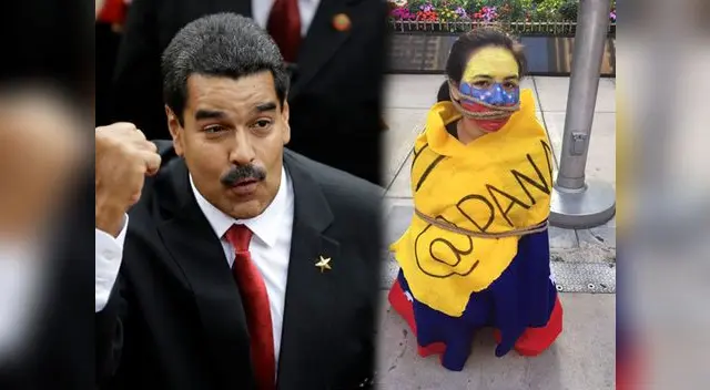 Nicolás Maduro anuncia medidas para controlar precios. Al lado, protesta en Chicago.