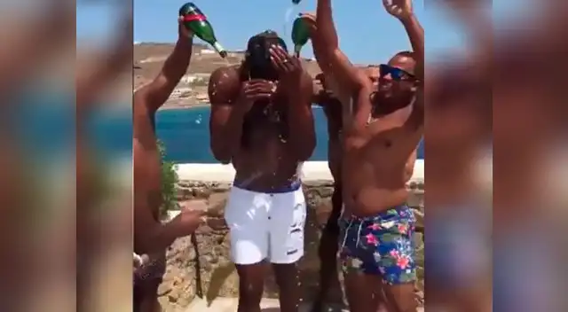 Usain Bolt sigue disfrutando por todo lo alto sus vacaciones