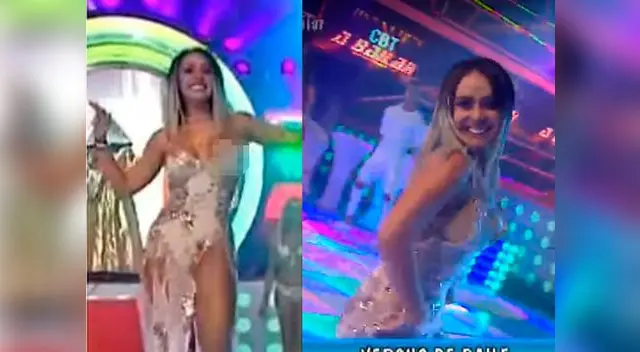 Vestido de Dorita Orbegoso le jugó una mala pasada