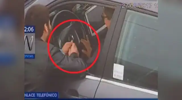 Cámaras de seguridad registraron el accionar de los policías 