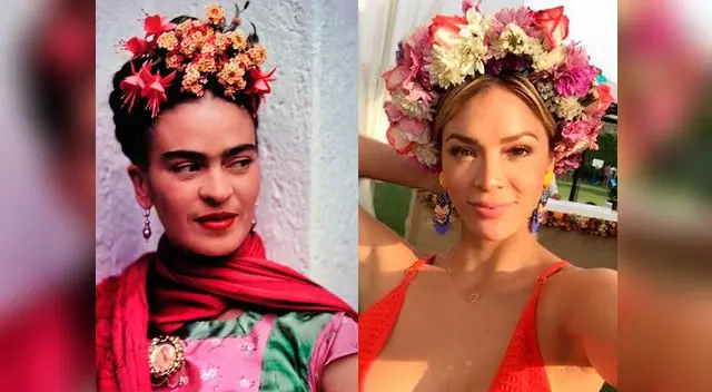 Sheyla Rojas sorprende con su parecido a la artista mexicana Frida Kahlo