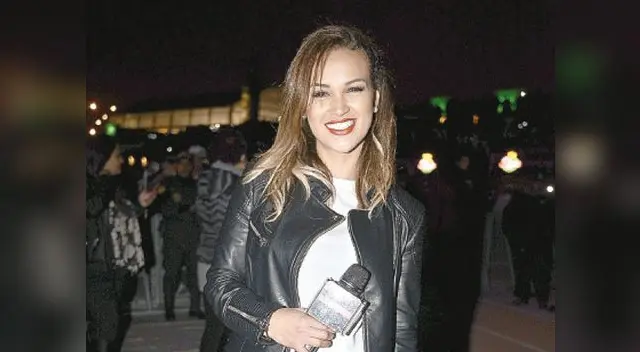 Angie Arizaga está feliz por Nicola Porcella