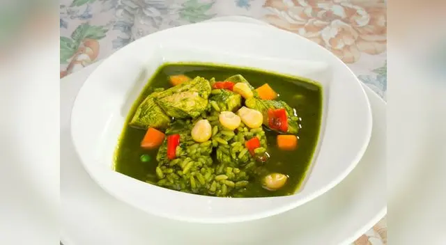 Aguadito clásico de pota