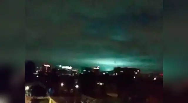 Luces en el cielo sorprendieron a los ciudadanos