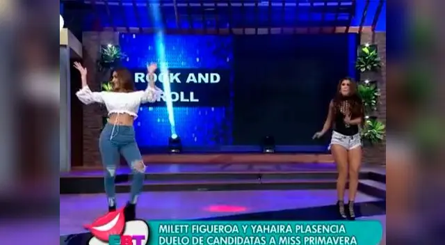 Las dos mostraron sus habilidades en el baile