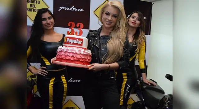 La modelo nos mandó saludos por nuestro aniversario