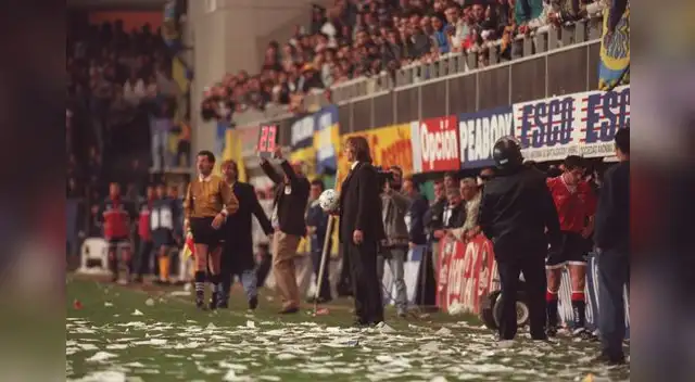 Gareca en la 'Bombonera' cuando fue DT de Independiente Gareca en la 'Bombonera' cuando fue DT de Independiente