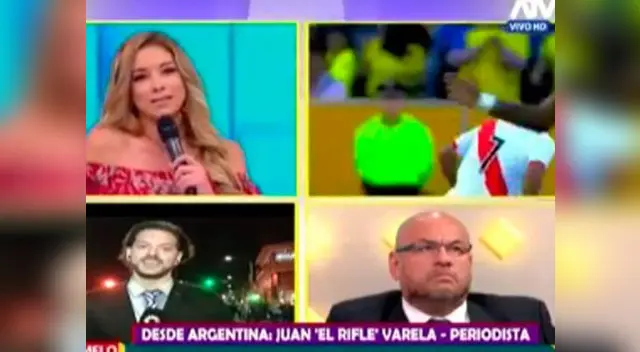 Sofía Franco se mostró sorprendida por la reacción del periodista deportivo