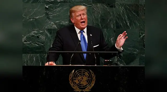 Donald Trump brindó su primer discurso en la ONU. Donald Trump brindó su primer discurso en la ONU.