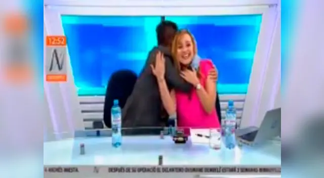 El periodista deportivo ya tuvo un gesto similar con Melissa Peschiera. El periodista deportivo ya tuvo un gesto similar con Melissa Peschiera.