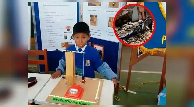 Niño descubre sistema antisísmico que sería implementado en Perú Niño descubre sistema antisísmico que sería implementado en Perú