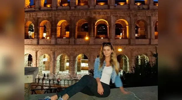 Brunella Horna viajó a Italia con Richard Acuña