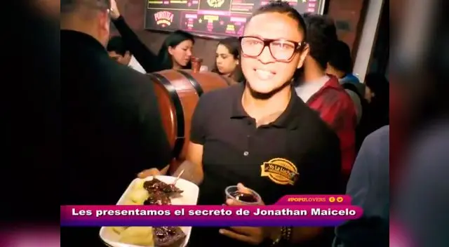 Jonathan Maicelo mostró su faceta como cocinero y empresario