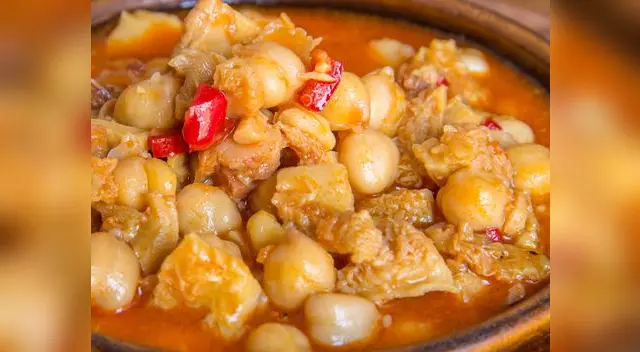 Mondonguito a la serrana con trigo Mondonguito a la serrana con trigo