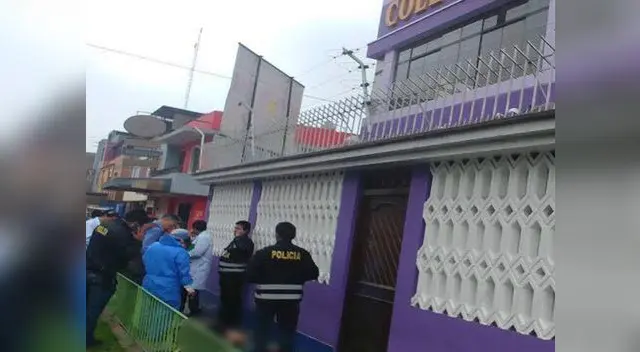 Afuera de este colegio encontraron el cadáver Afuera de este colegio encontraron el cadáver