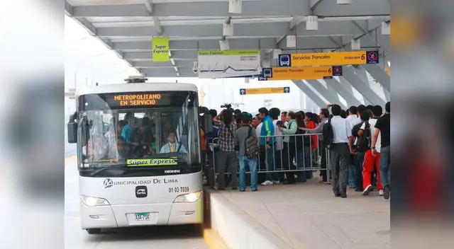 Servicio de Metropolitano será parcialmente restringido Servicio de Metropolitano será parcialmente restringido