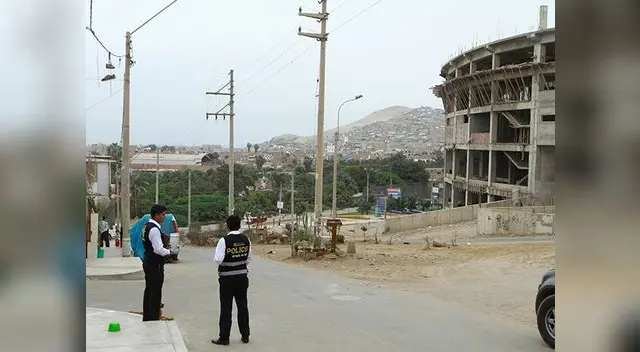 Víctima caminaba por este lugar cuando fue interceptada por hampones Víctima caminaba por este lugar cuando fue interceptada por hampones