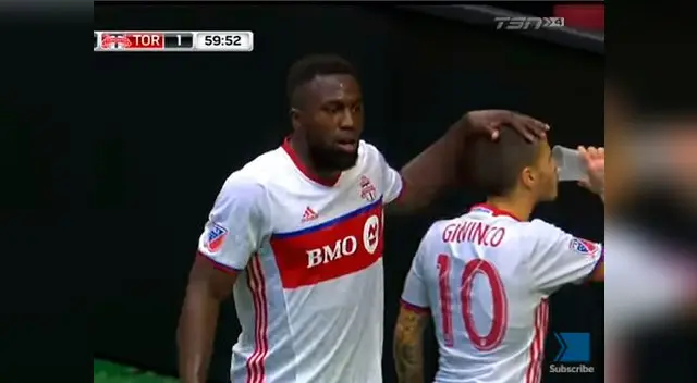 El italiano tenía mucha sed