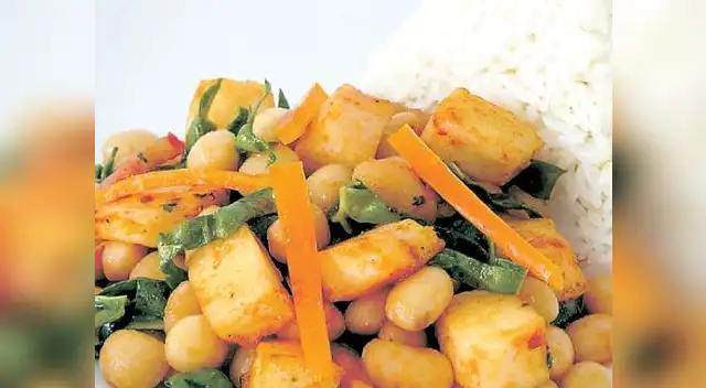 Frijoles guisados con pota