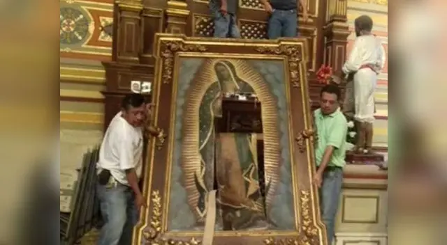 Mujer enloquece y entra a una iglesia para destruir la imagen de la Virgen de Guadalupe