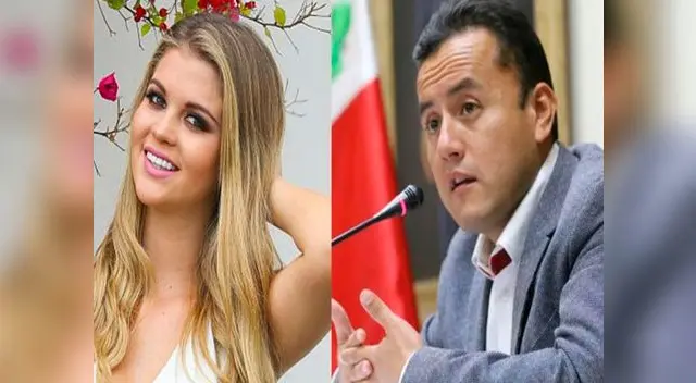 El congresista no permitió que se metieran con Brunella Horna