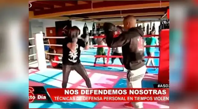 Adri Vainilla participó de sesiones de defensa personal
