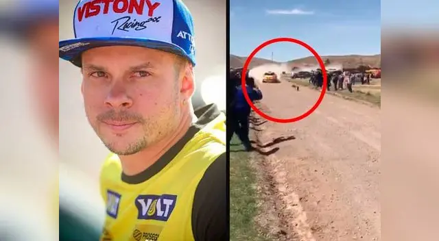 Mario Hart casi atropella a perrito en carrera de 'Caminos del Inca' Mario Hart casi atropella a perrito en carrera de 'Caminos del Inca'