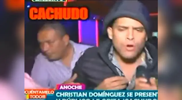 El cantante pasó un mal rato