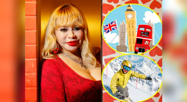 Susy Díaz está feliz como niño con juguete nuevo, conocerá Inglaterra y Suiza