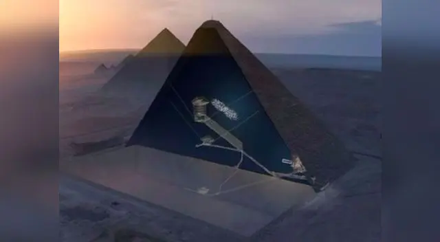 Cámara secreta en pirámide de Keops