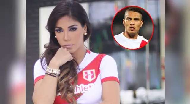 Karen Dejo le brinda su apoyo a Paolo Guerrero Karen Dejo le brinda su apoyo a Paolo Guerrero