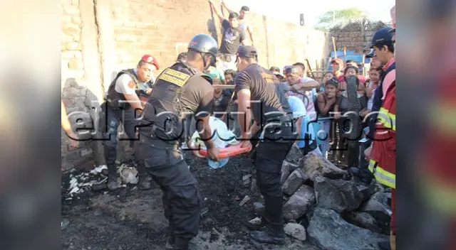 Incendio con saldo fatal en Sullana Incendio con saldo fatal en Sullana