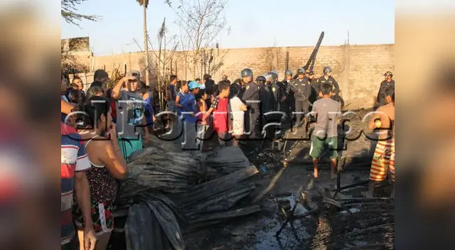 Incendio con saldo fatal en Sullana Incendio con saldo fatal en Sullana