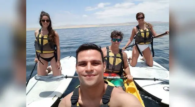 Patricio y Génesis viven a mil por hora estadía de la panameña en nuestro país