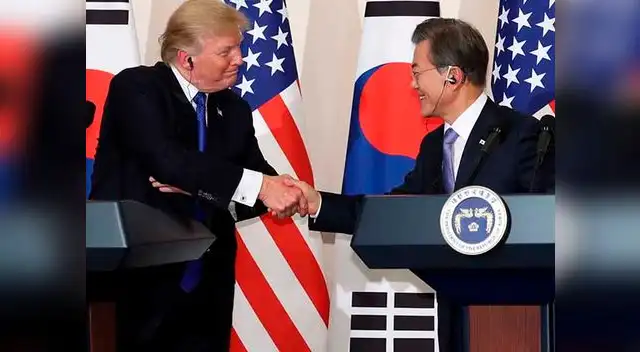 Mandatario se mostró enérgico contra Corea del Norte, aunque luego dijo no descartar el diálogo. Mandatario se mostró enérgico contra Corea del Norte, aunque luego dijo no descartar el diálogo.