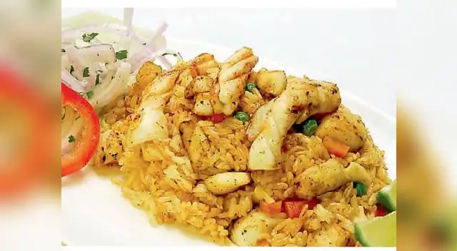 Arroz marino con pota