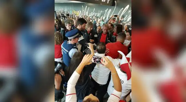 La selección tuvo un emotivo recibimiento en Wellington La selección tuvo un emotivo recibimiento en Wellington