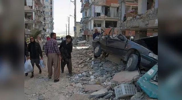 El terremoto causó serios daños materiales
