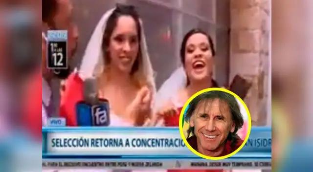 Novias buscan a Ricardo Gareca, para desearle suerte Novias buscan a Ricardo Gareca, para desearle suerte