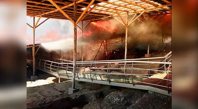 Ministerio Público investiga incendio que afectó el complejo arqueológico Ventarrón en Chiclayo